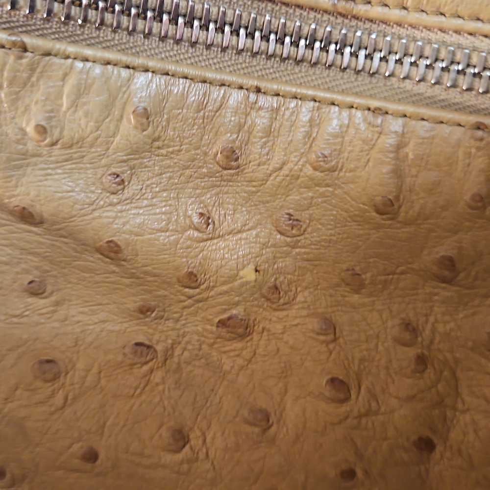 Furla Ostrich Shoulder Bag - Picture 7 of 13